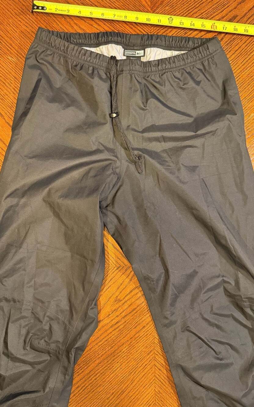 REI Men's Waterproof Rain Pants Black